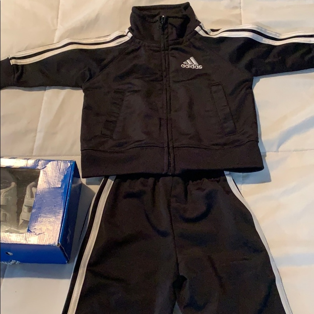 Adidas Track Suit and shell-top Adidas